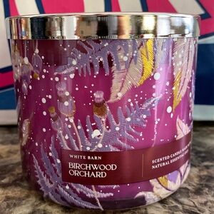 Bath & Body Works Birchwood Orchard 3-wick candles